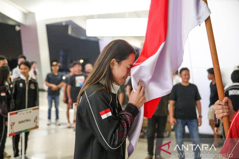 Dewa Ayu dan Daniel Hutapea Jadi Pembawa Bendera Kontingen Indonesia di Asian Games