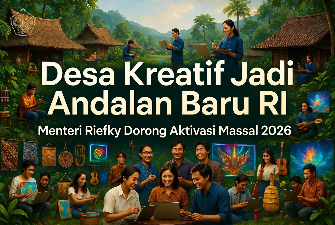 Desa Kreatif Jadi Andalan Baru RI: Menteri Riefky Dorong Aktivasi Massal untuk Genjot Ekonomi Inklusif 2026!